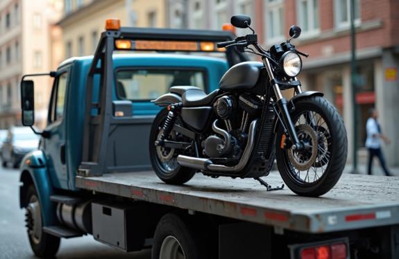 remorquage moto